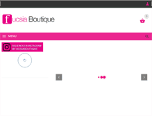 Tablet Screenshot of fucsiaboutique.com